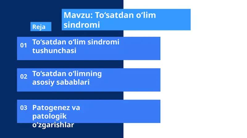 To‘satdan o‘lim sindromi