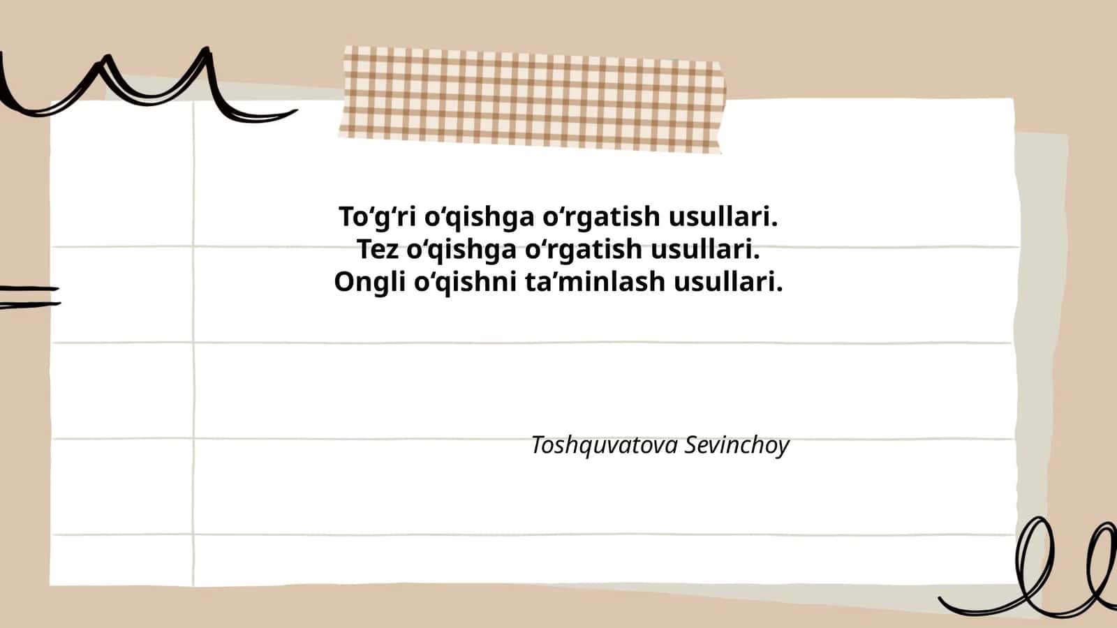 O‘qishga o‘rgatish usullari