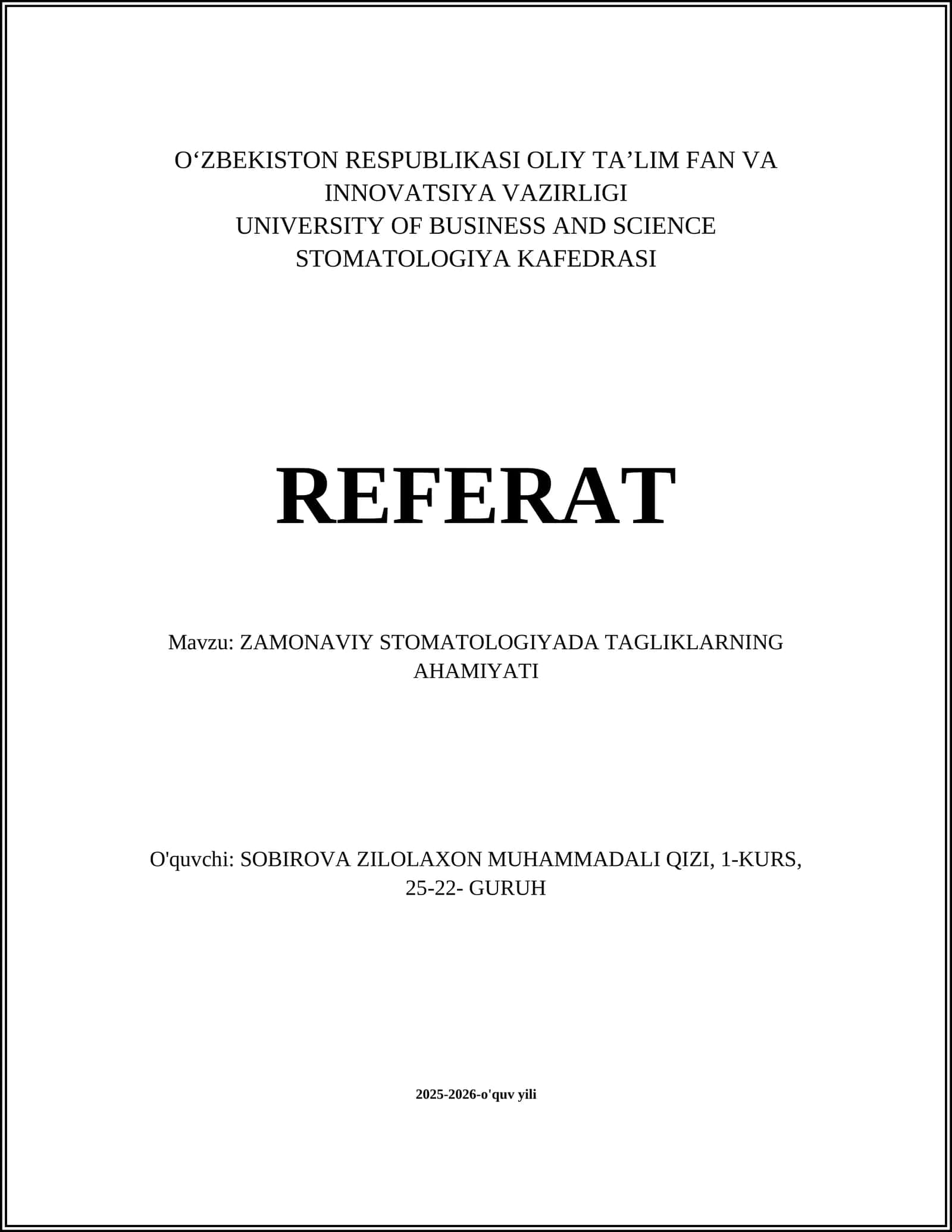 Zamonaviy stomatologiyada dental implantatsiyaning tarixiy rivojlanishi