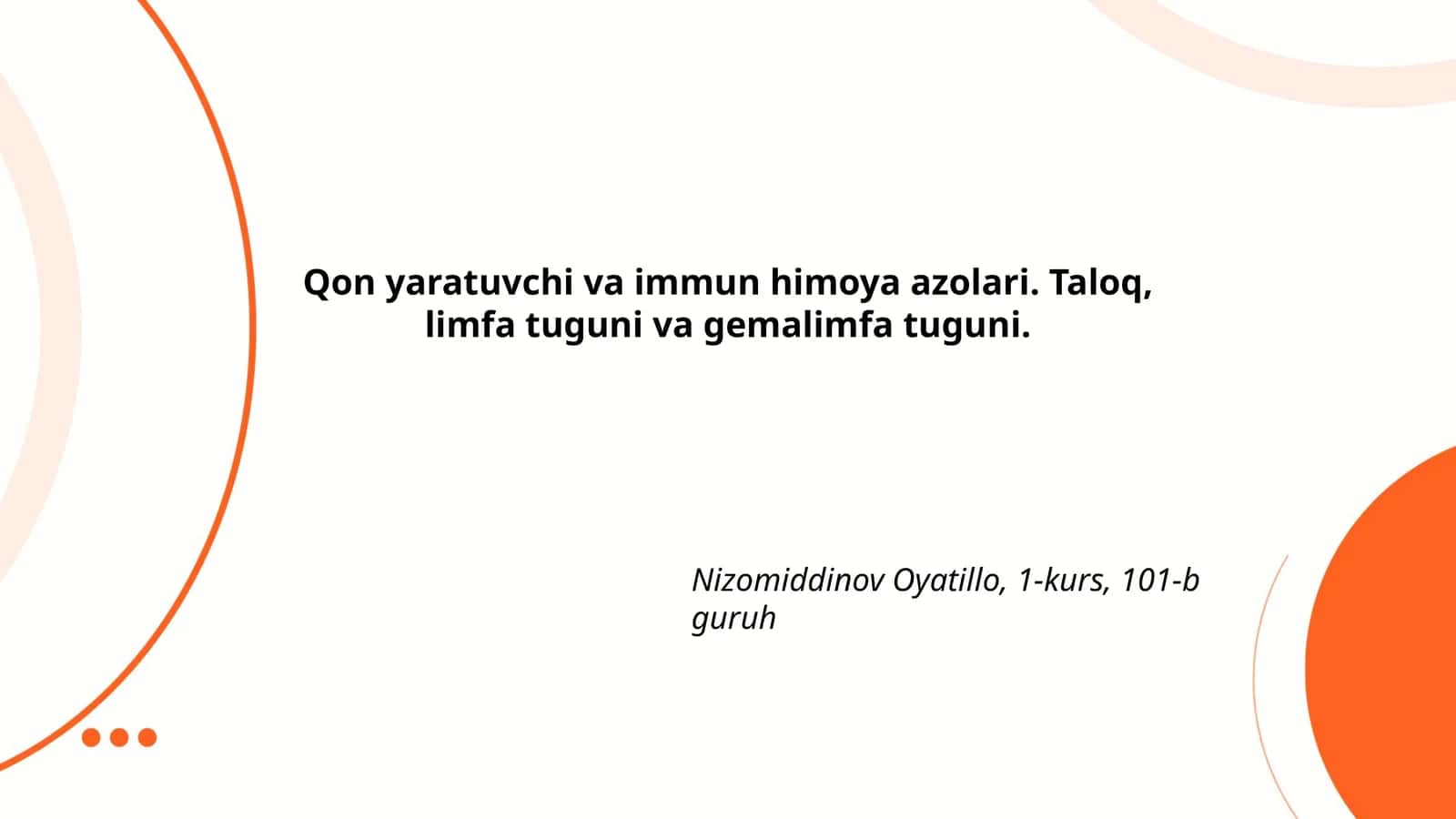Qon yaratuvchi va immun himoya azolari