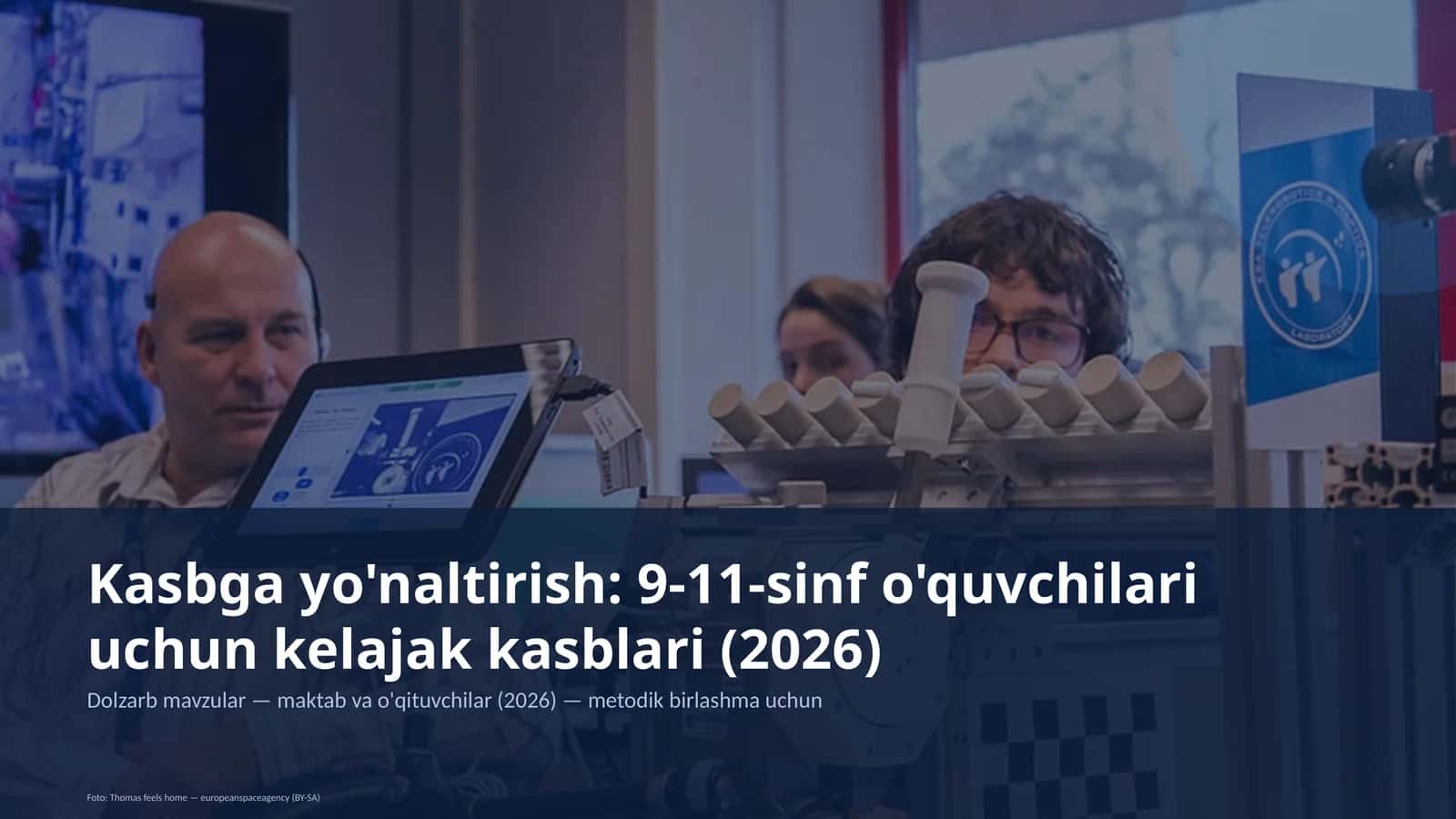 Kasbga yo'naltirish: 9-11-sinf o'quvchilari uchun kelajak kasblari (2026)