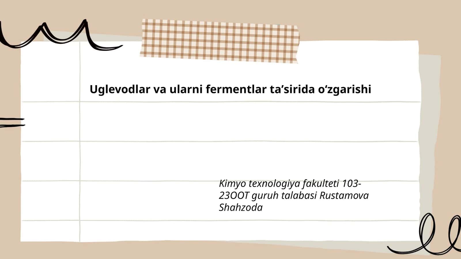 Uglevodlar va ularni fermentlar taʼsirida oʻzgarishi