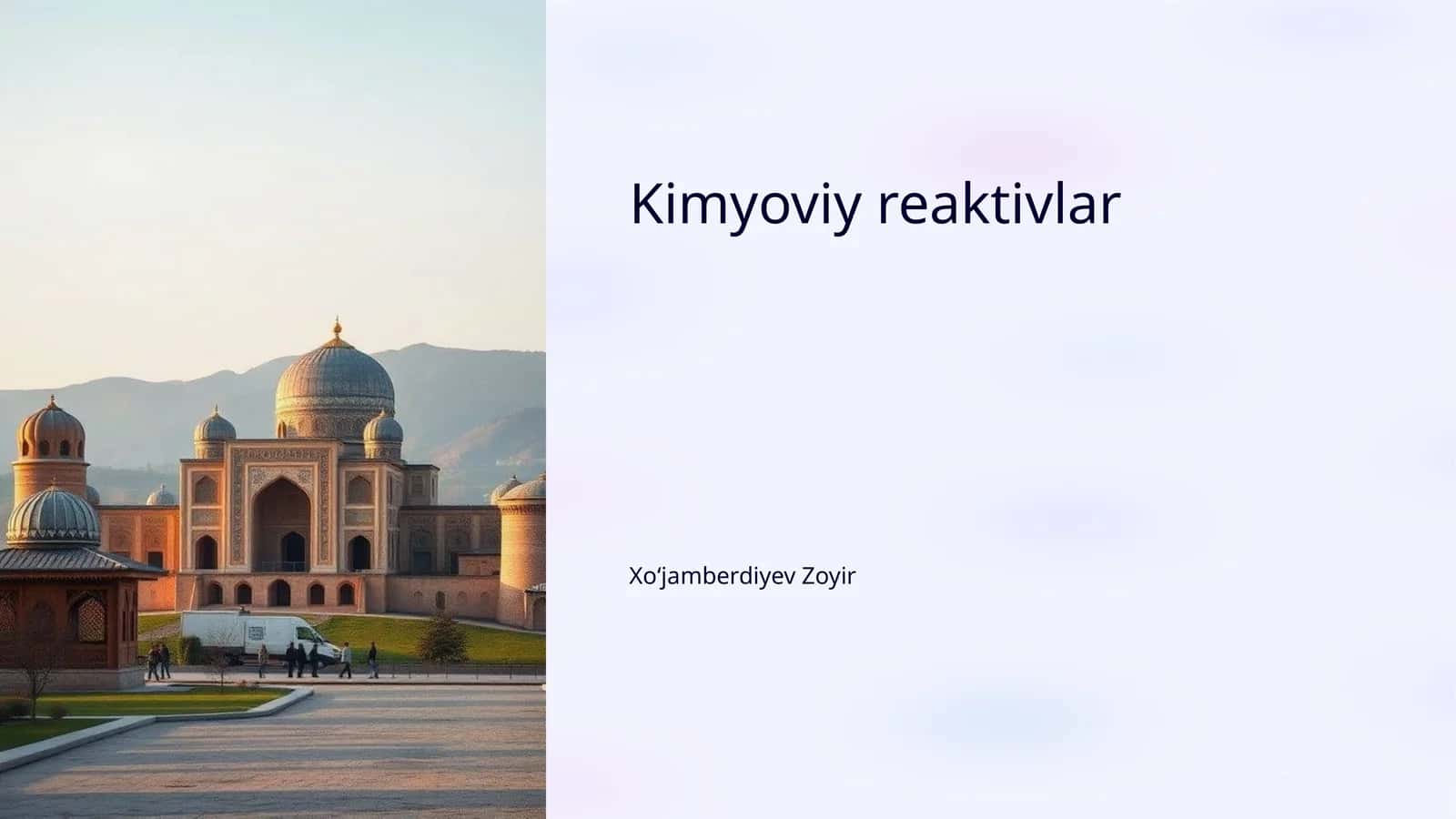 Kimyoviy reaktivlar