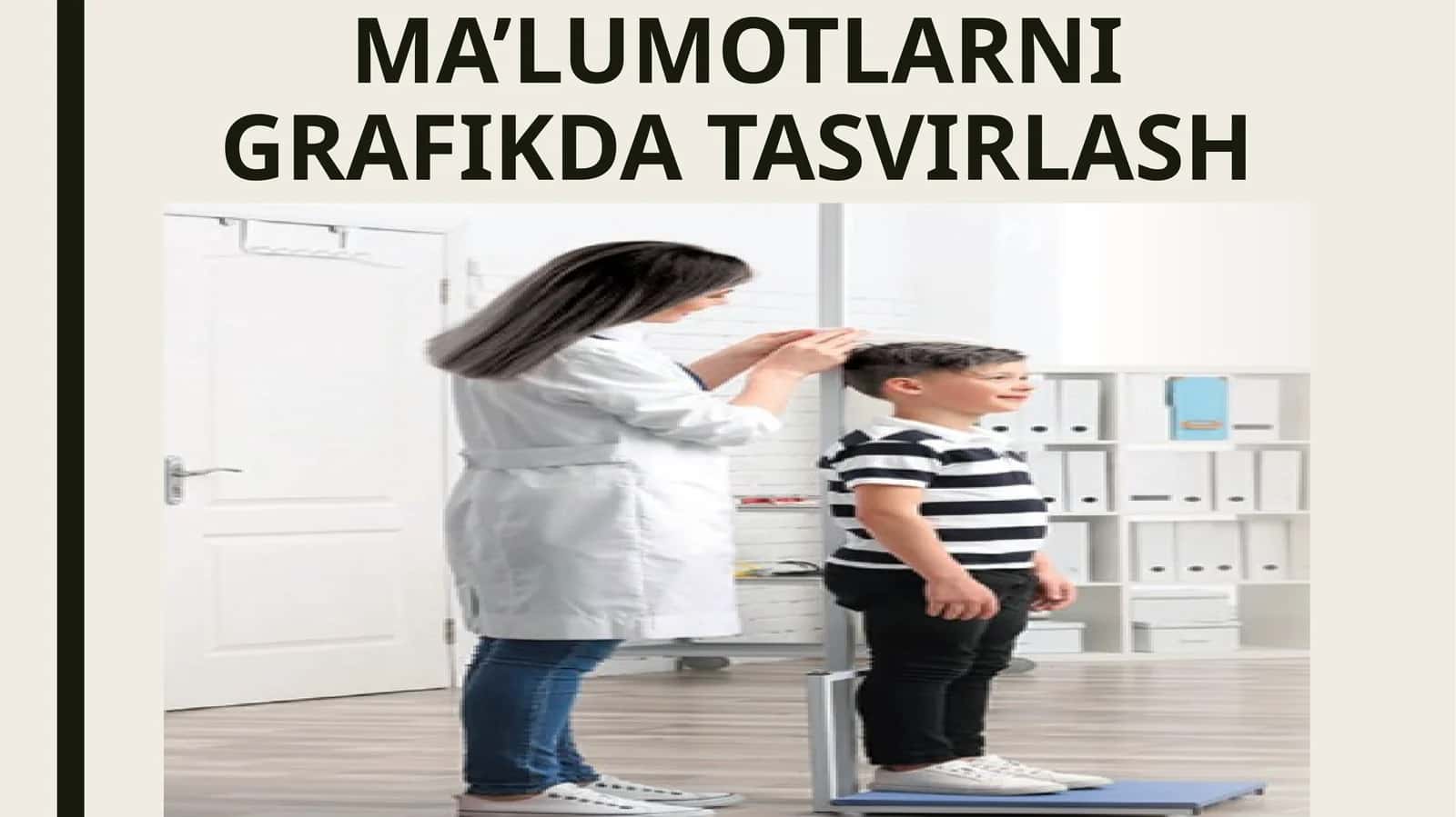 MA’LUMOTLARNI GRAFIKDATASVIRLASH