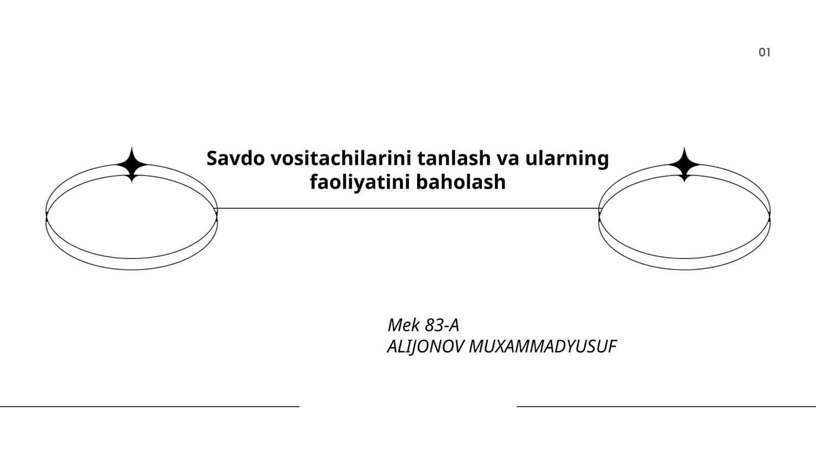 Savdo vositachilarini tanlash va ularning faoliyatini baholash