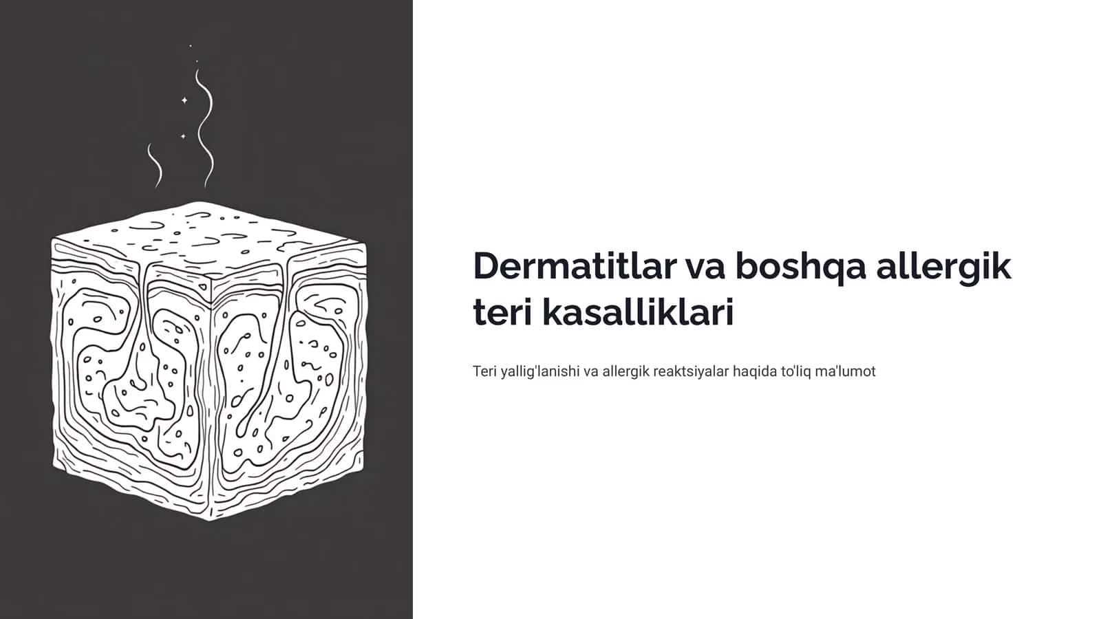 Dermatitlar va boshqa allergik teri kasalliklari