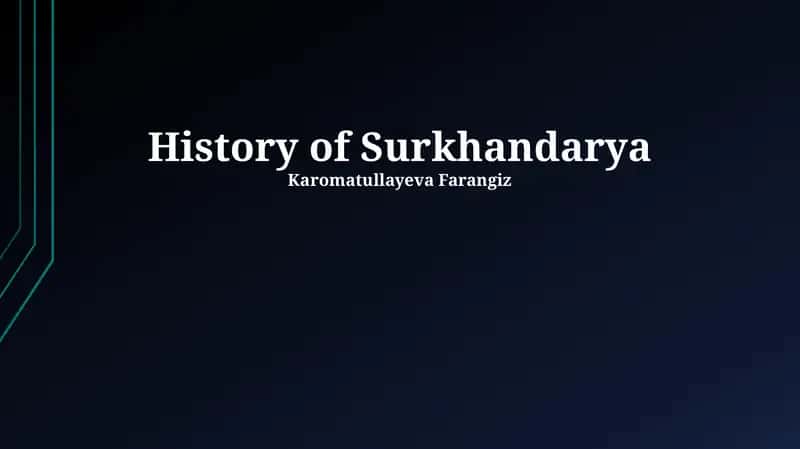 Tarix Surxondaryo