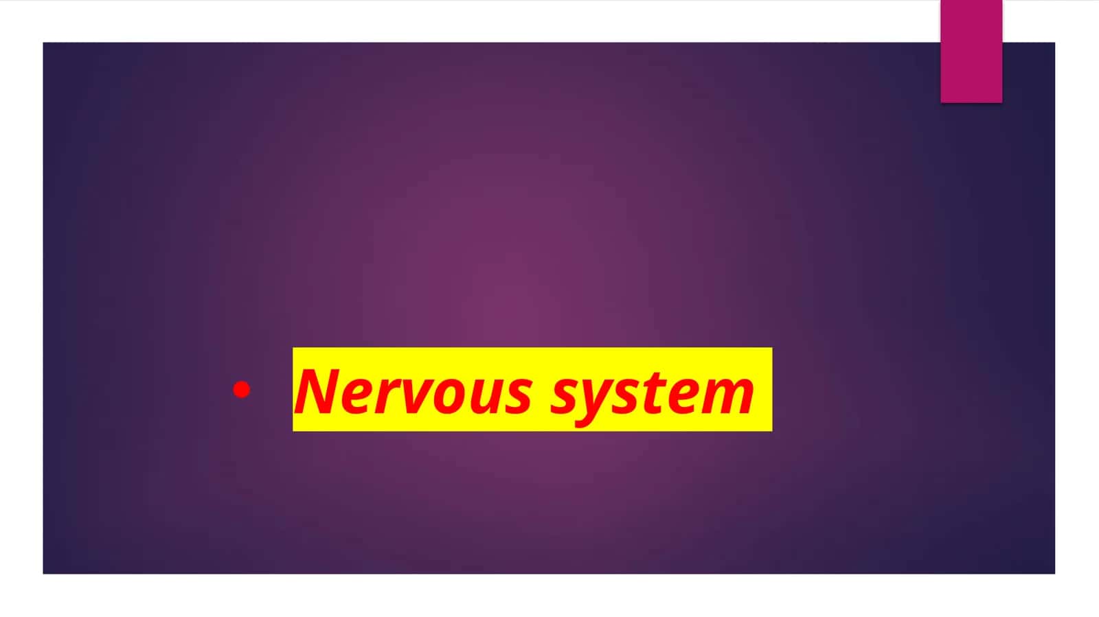 Nervous system