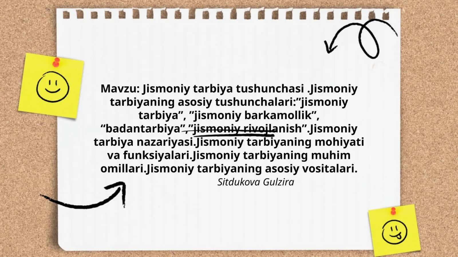 Jismoniy tarbiya tushunchasi