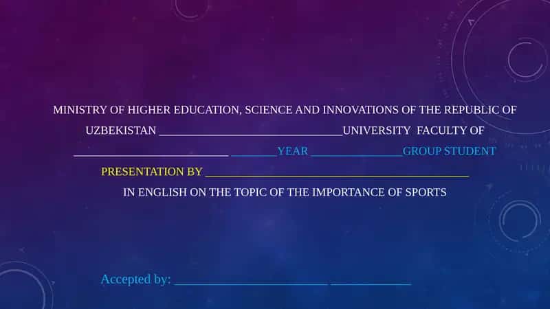 Importance of Sports