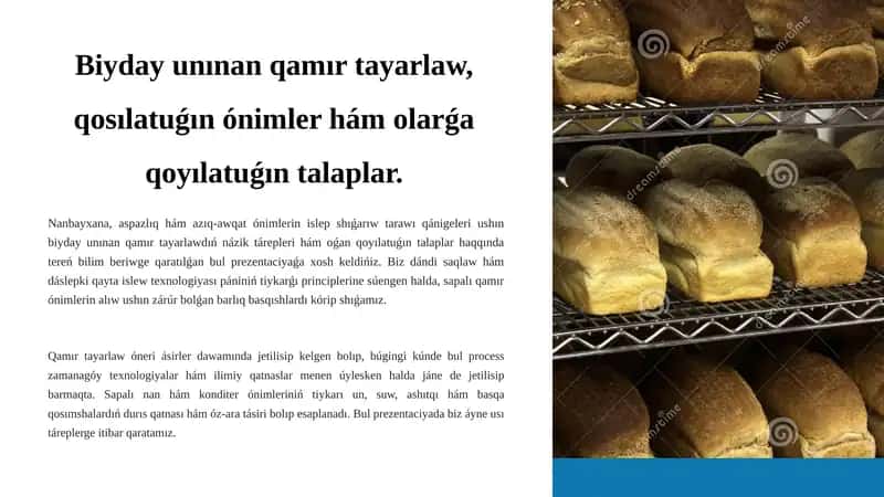 Biyday unindan tayarlawda qoʻsilatugin onimler