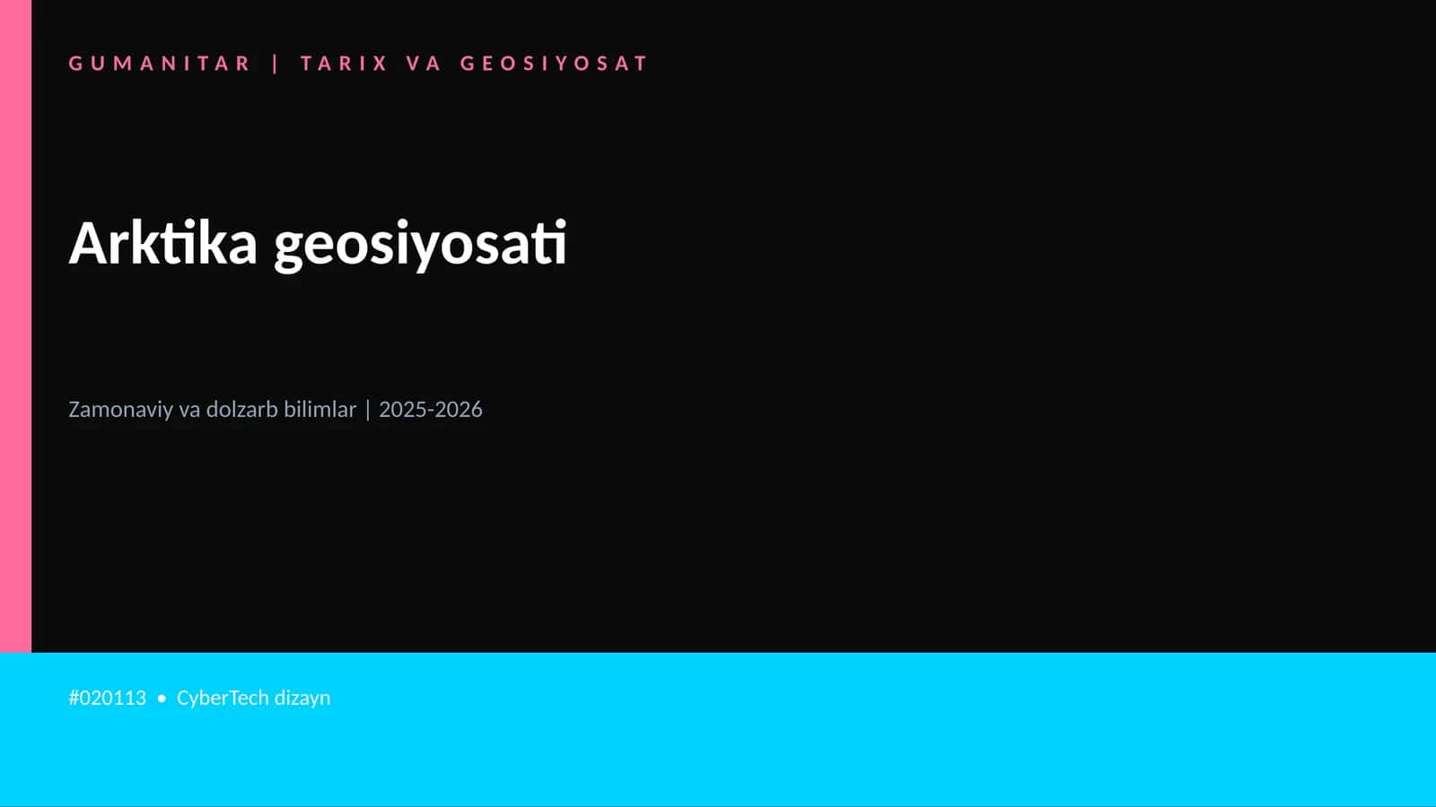 Arktika geosiyosati