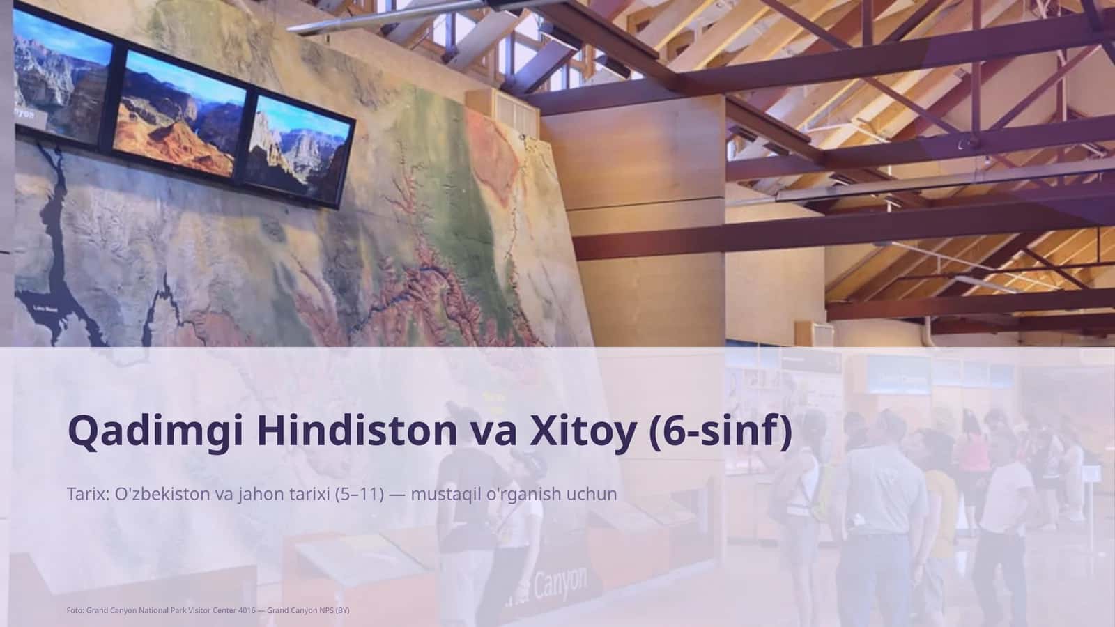 Qadimgi Hindiston va Xitoy (6-sinf)