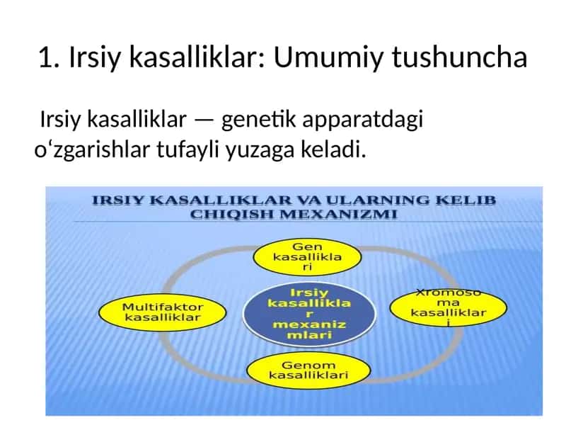 Irsiy kasalliklar