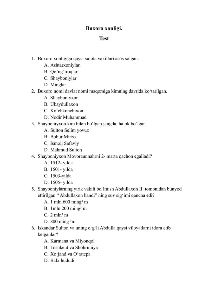 Buxoro xonligi