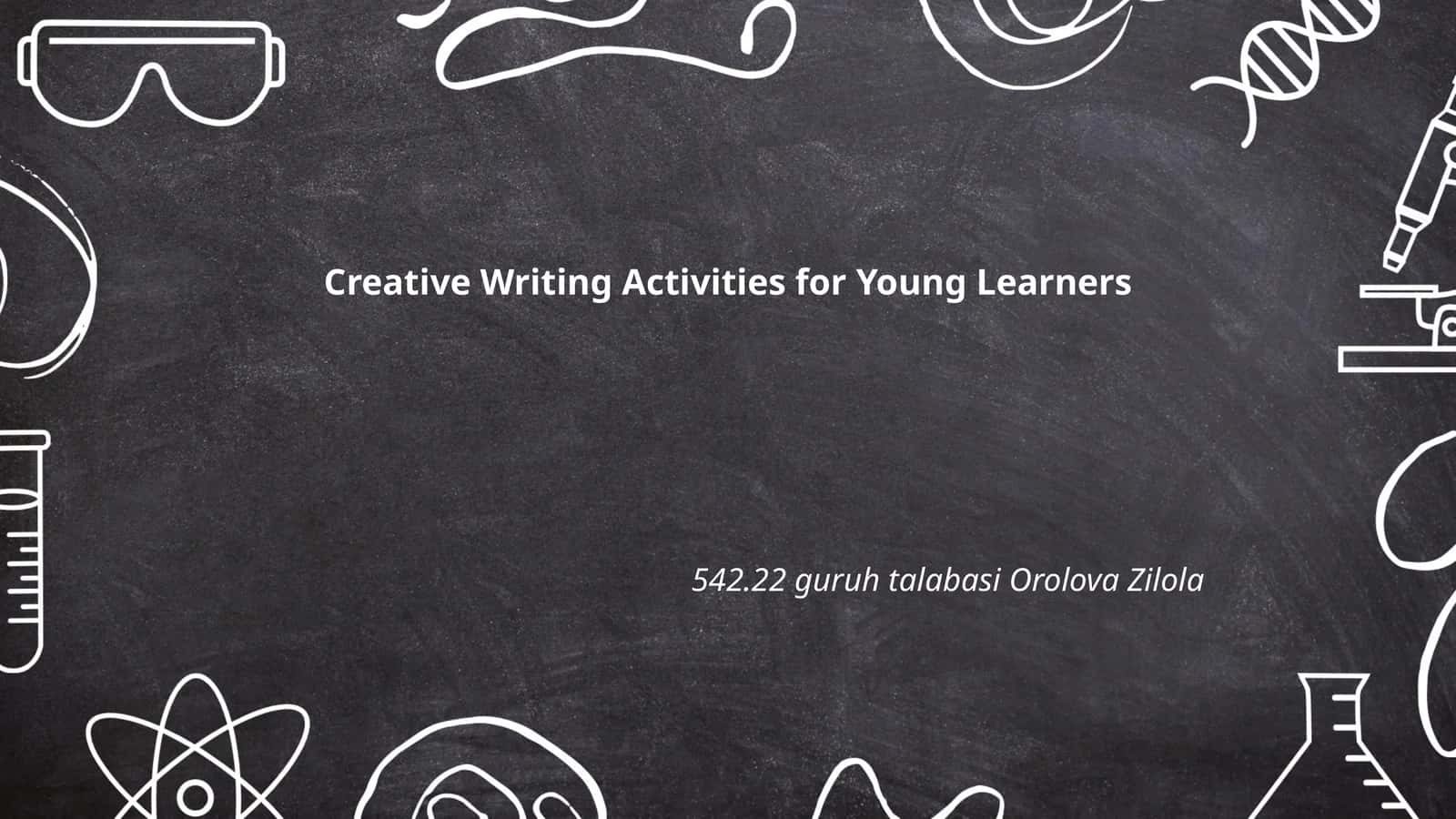 Creative Writing Activities for Young Learners