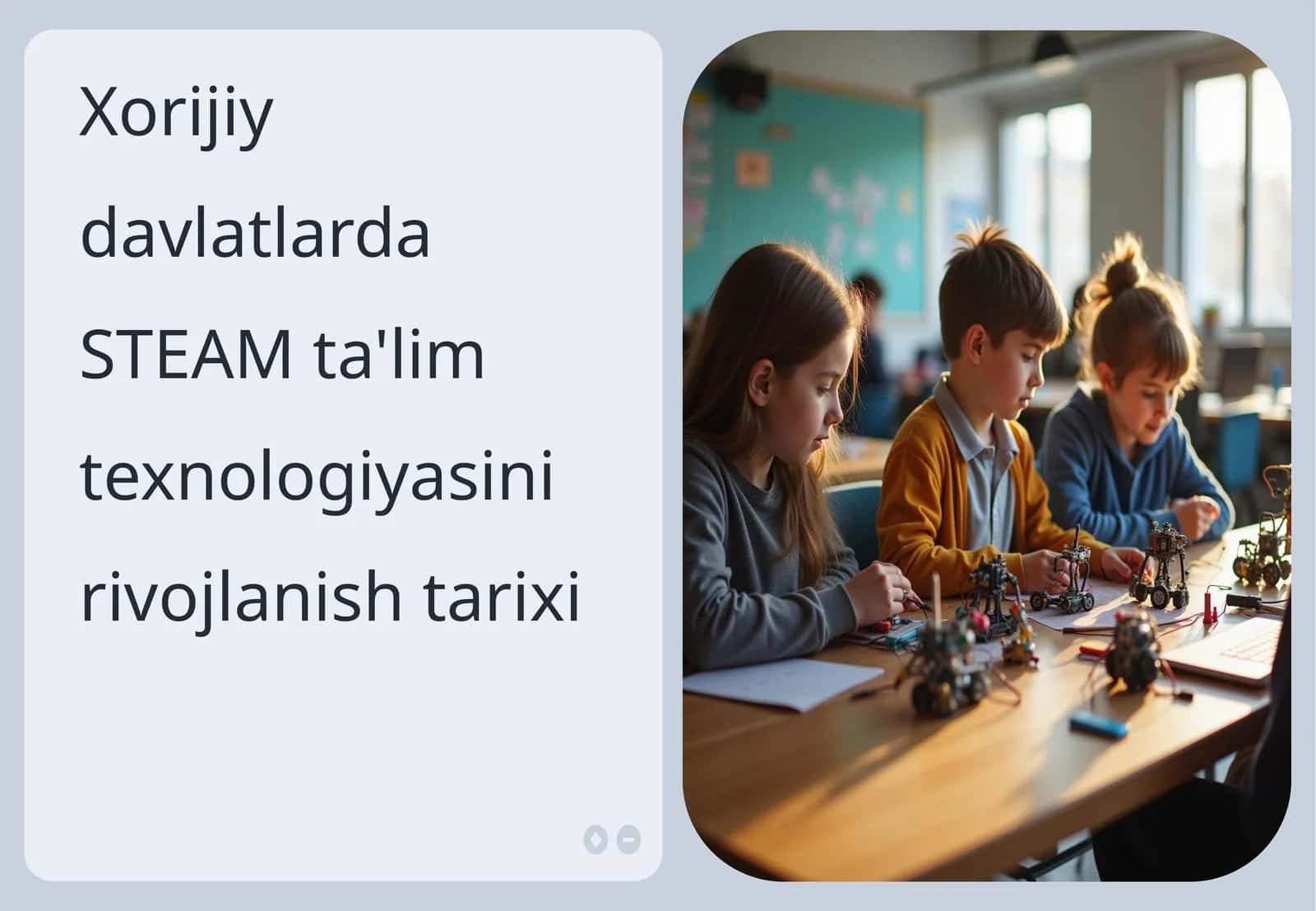 Xorijiy davlatlarda STEAM ta'lim texnologiyasini rivojlanish tarixi
