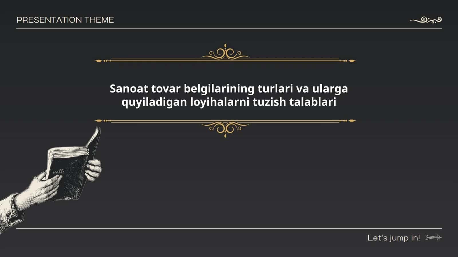 Sanoat tovar belgilarining turlari va ularga quyiladigan loyihalarni tuzish talablari