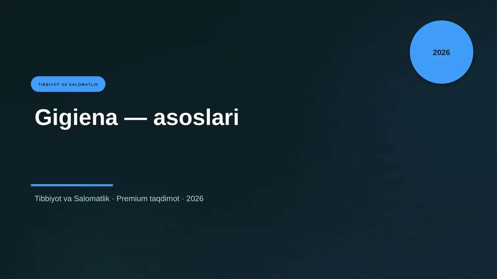 Gigiena — asoslari
