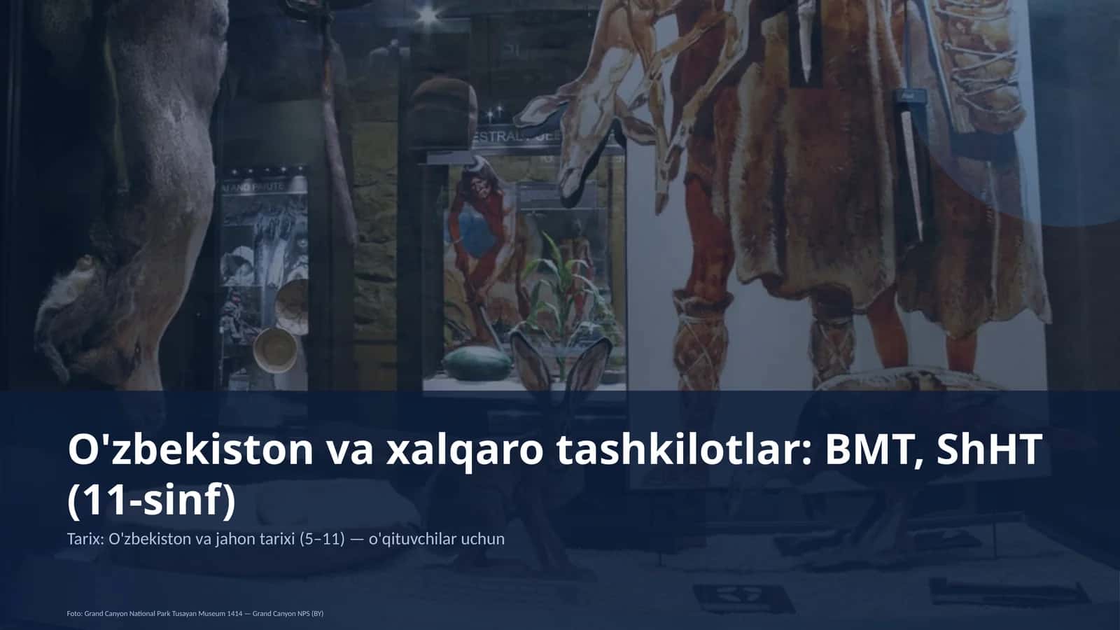 O'zbekiston va jahon tarixi (5–11) — o'qituvchilar uchun