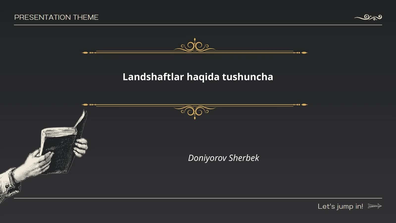 Landshaftlar haqida tushuncha