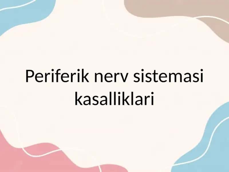 Periferik nerv sistemasi kasalliklari etiologiyasi klinikasi davolash va parvarish qilish usullari profilaktikasi. rejada nevritlar, polinevritlar haqda