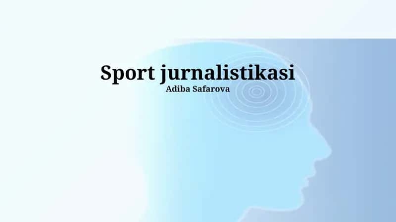 Sport jurnalistikasi