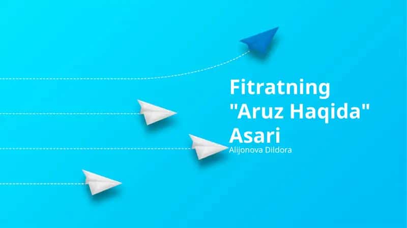 Fitratning "Aruz Haqida" Asari