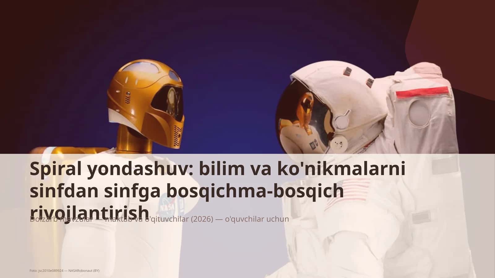 Spiral yondashuv: bilim va ko'nikmalarni sinfdan sinfga bosqichma-bosqich rivojlantirish