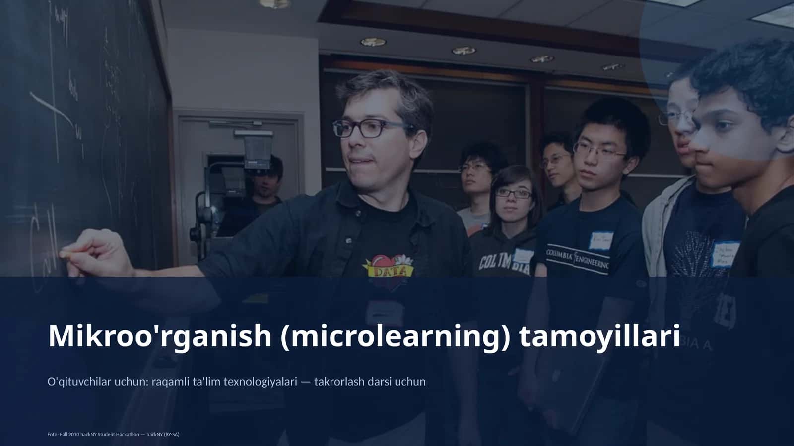 Mikroo'rganish (microlearning) tamoyillari
