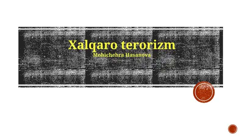 Xalqaro terorizm