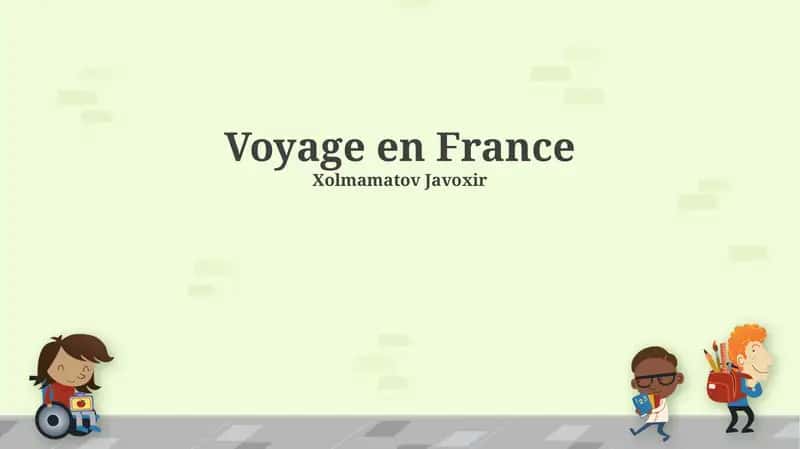 Voyage en France