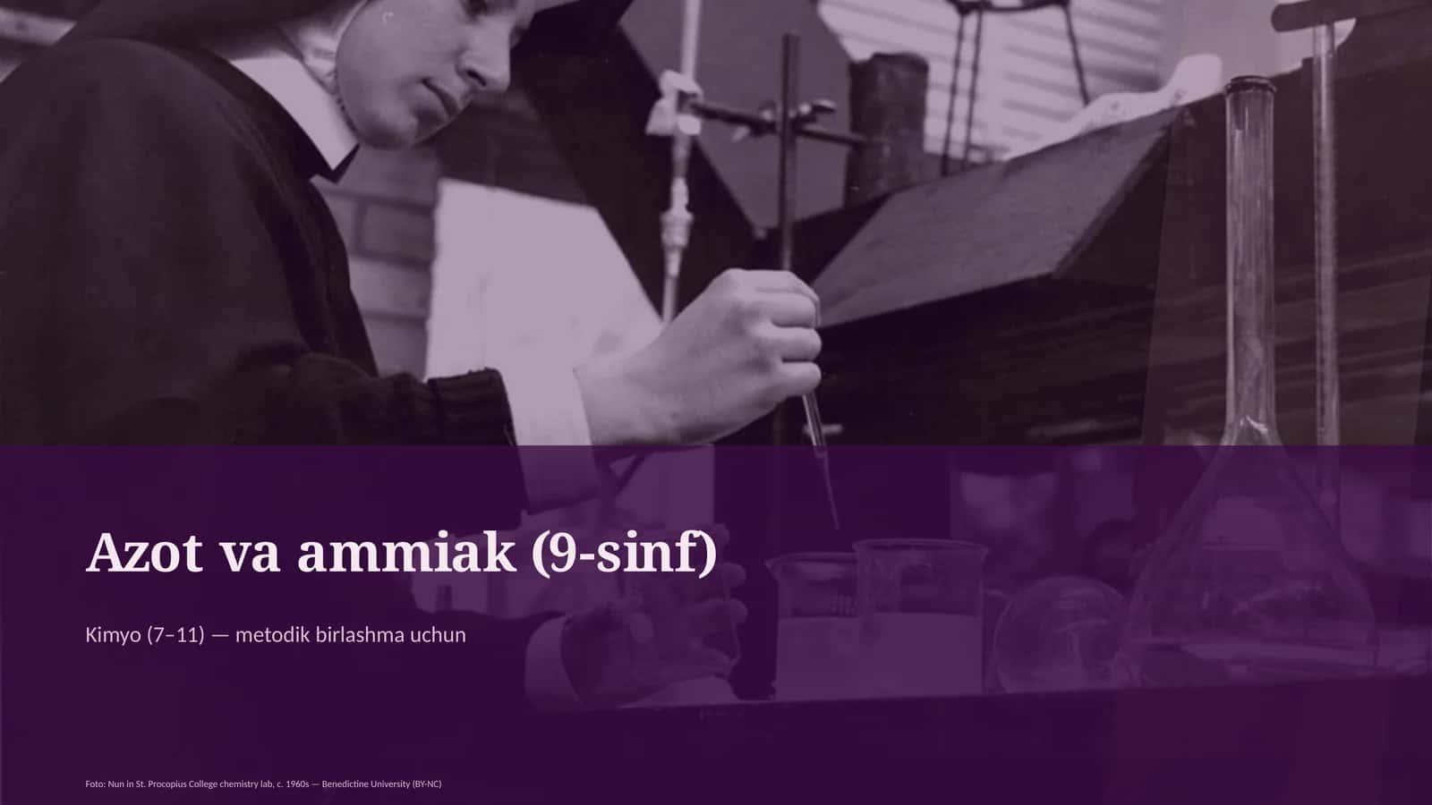 Azot va ammiak (9-sinf)