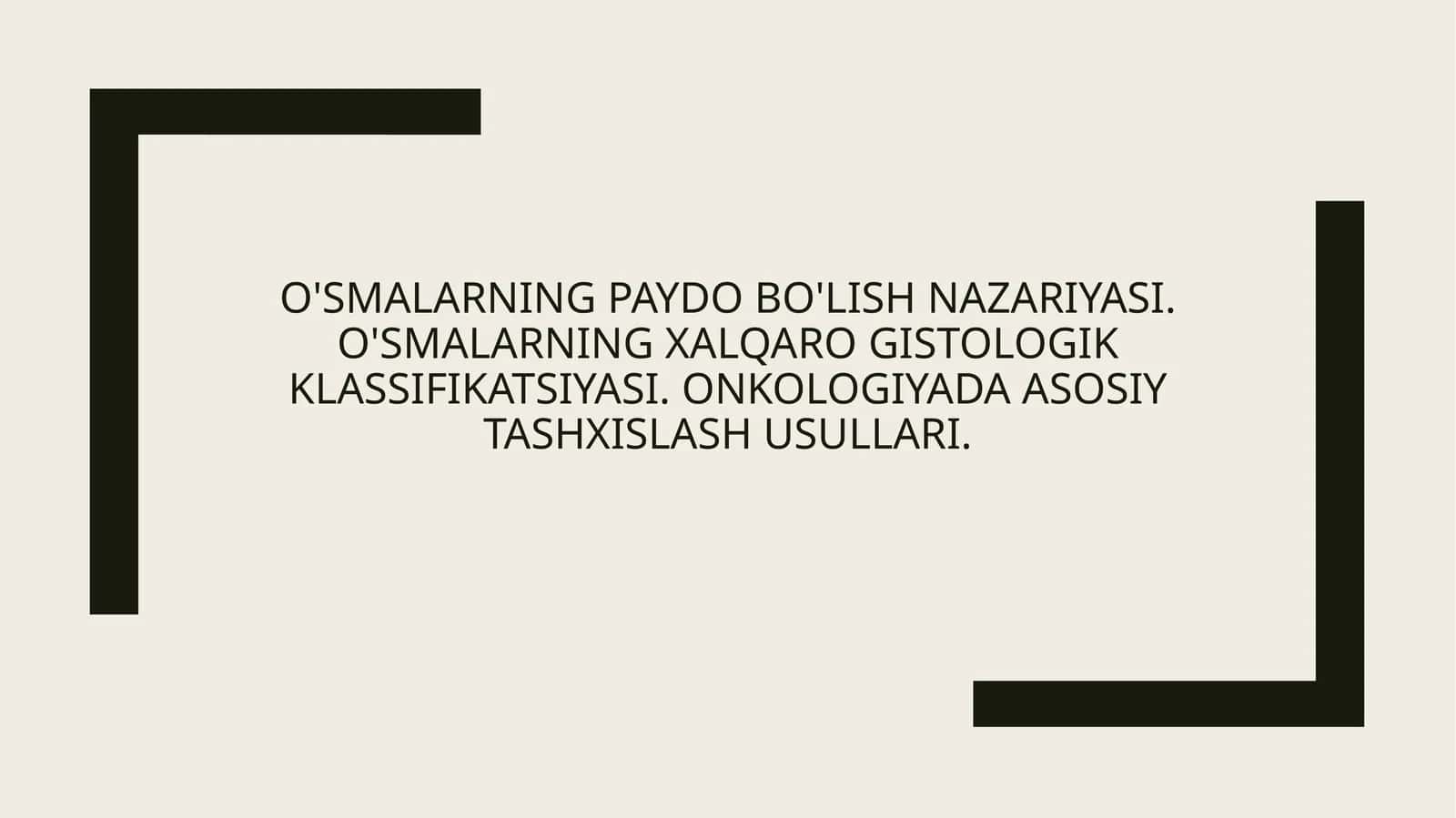 Yuz jag‘ sohasi onkologiyasi