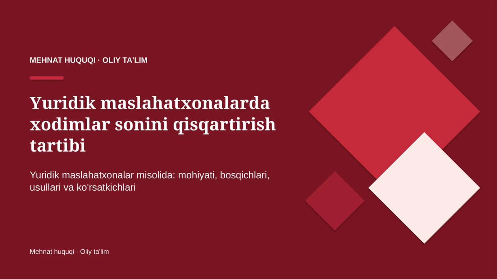 yuridik maslahatxonalarda xodimlar sonini qisqartirish tartibi 8420