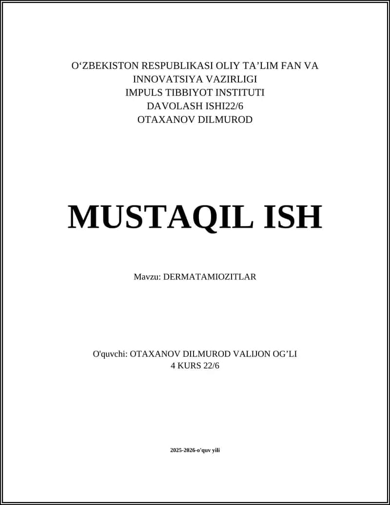 DERMATOMIYOZITLAR