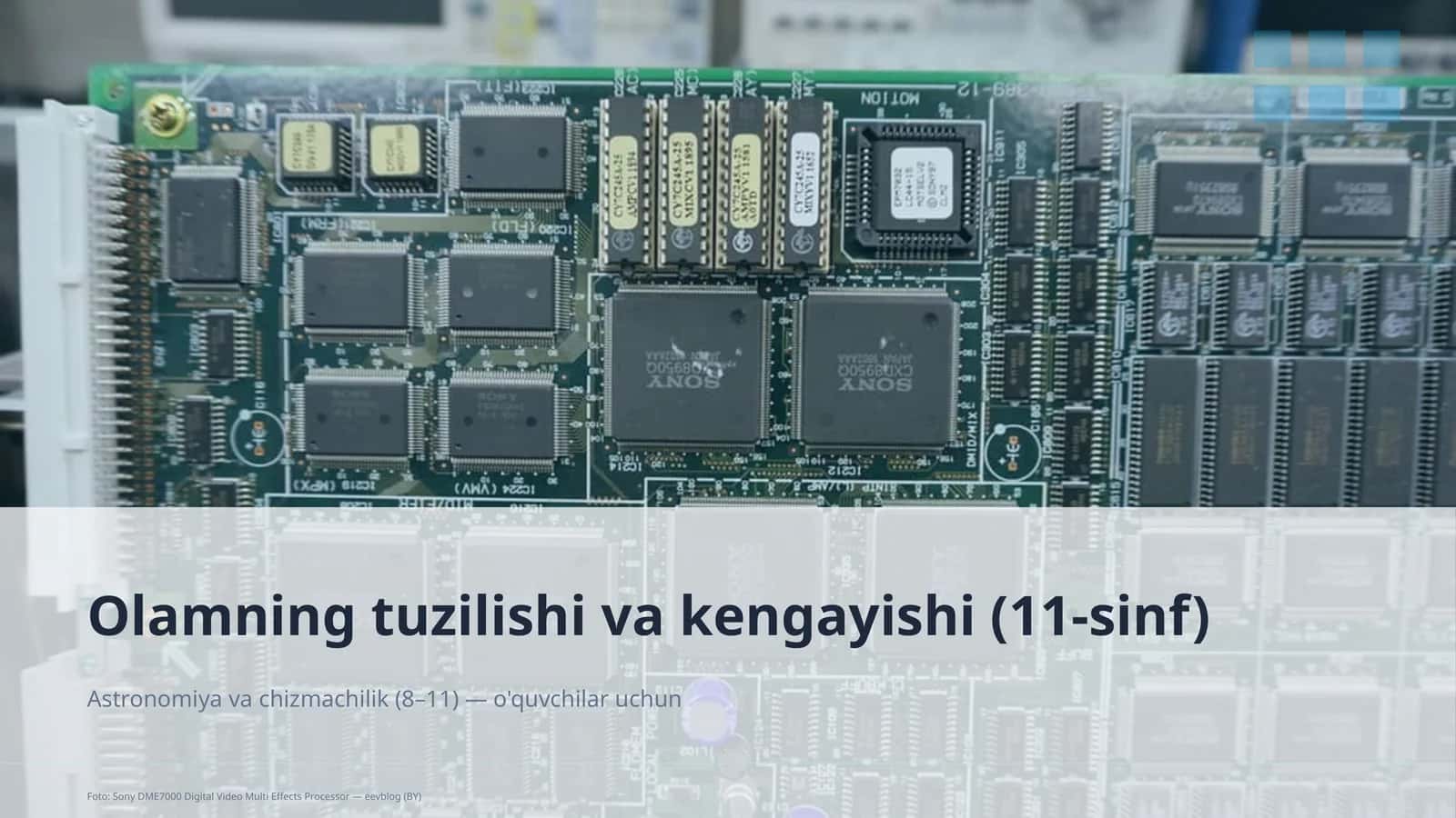 Olamning tuzilishi va kengayishi (11-sinf)
