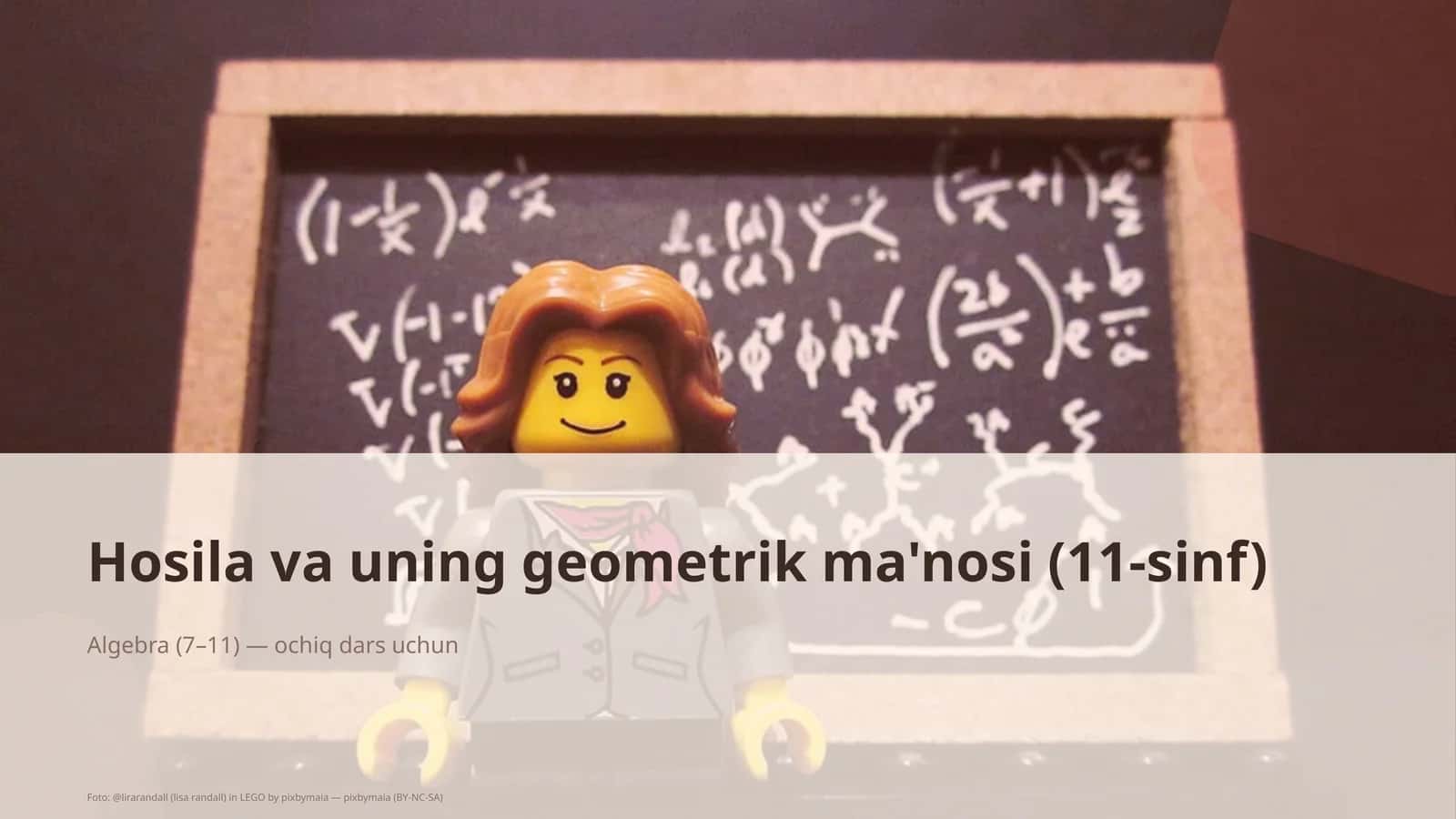 Hosila va uning geometrik ma'nosi (11-sinf)