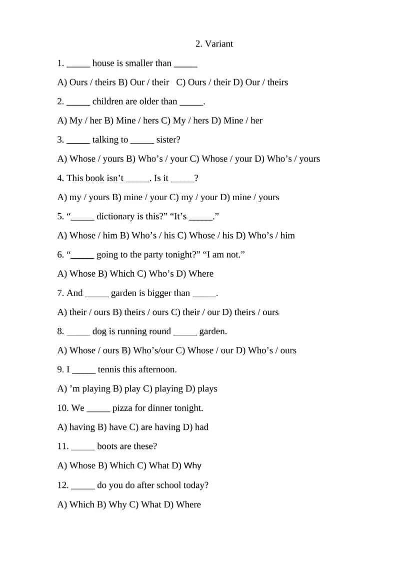 Test your grammar