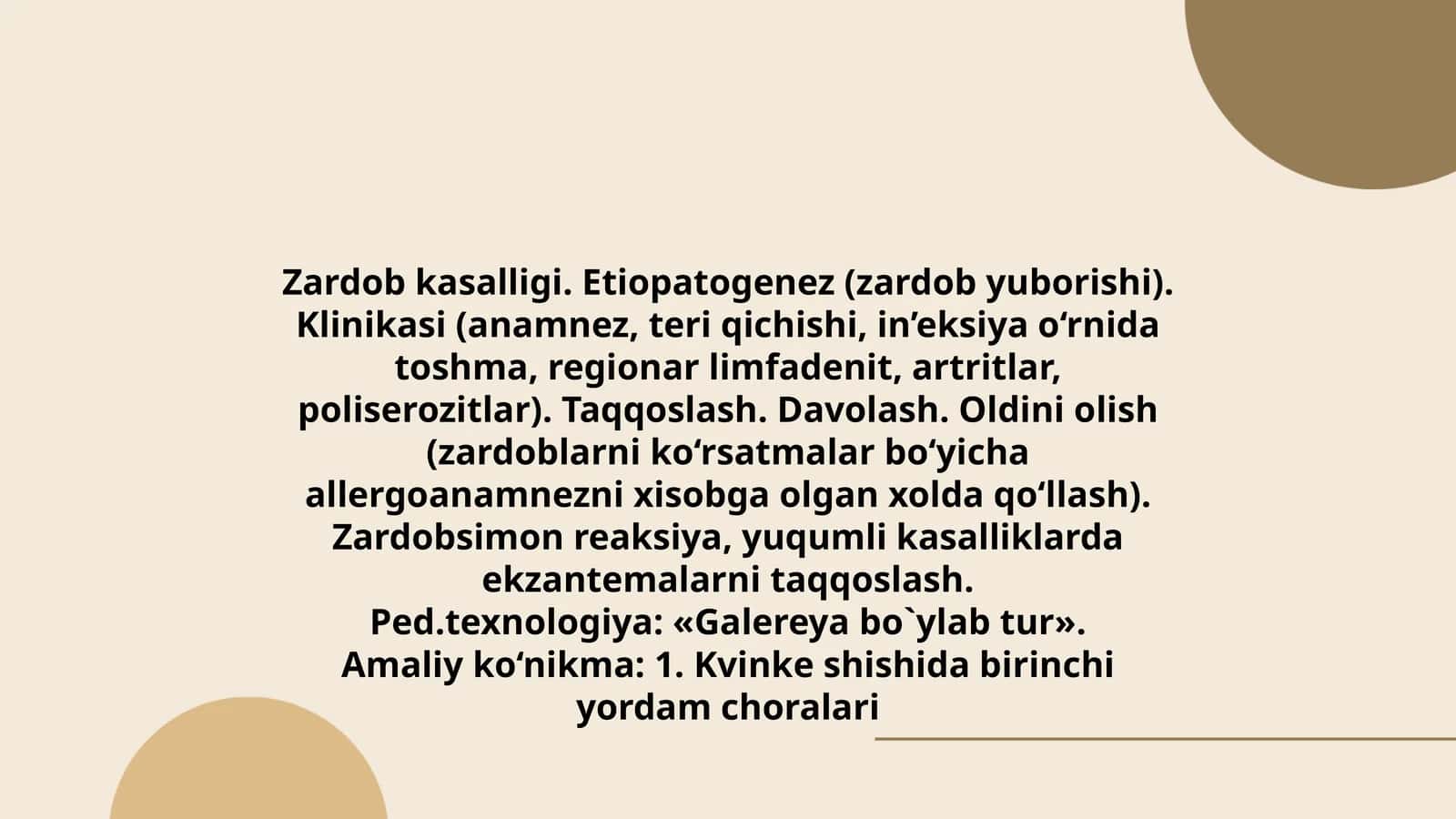 Zardob kasalligi