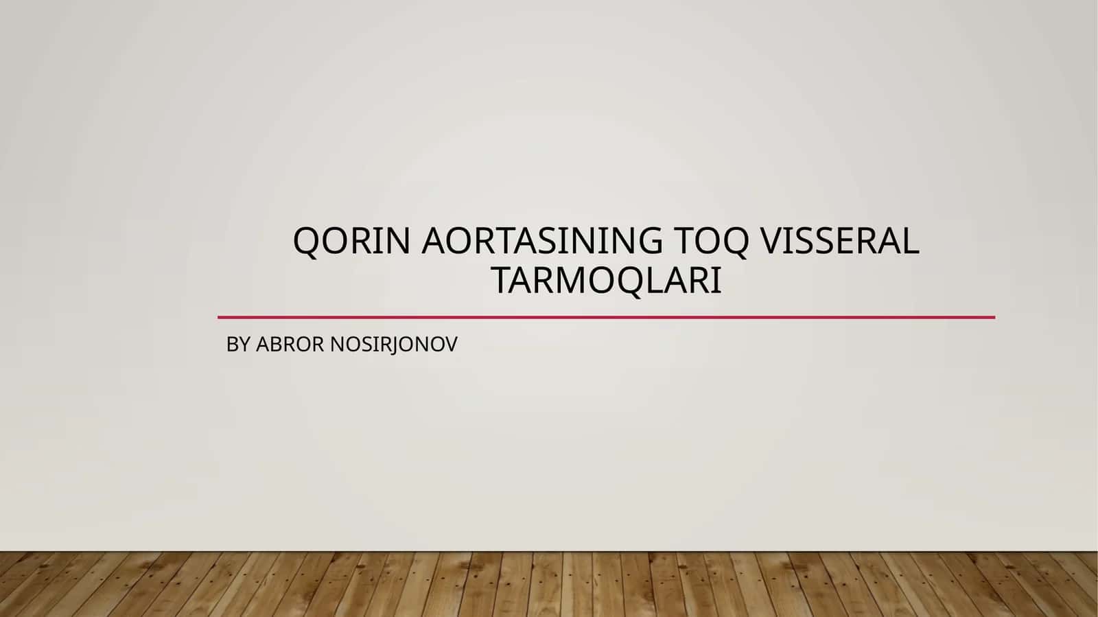 Qorinaortasining to'qvisserallar tarmoqlari