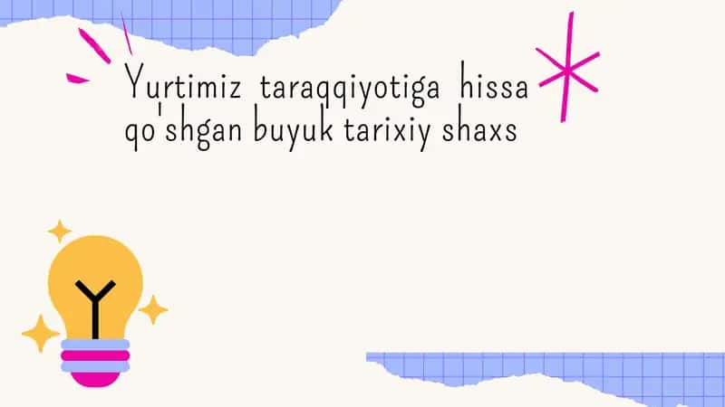 Mirzo Ulug’bek