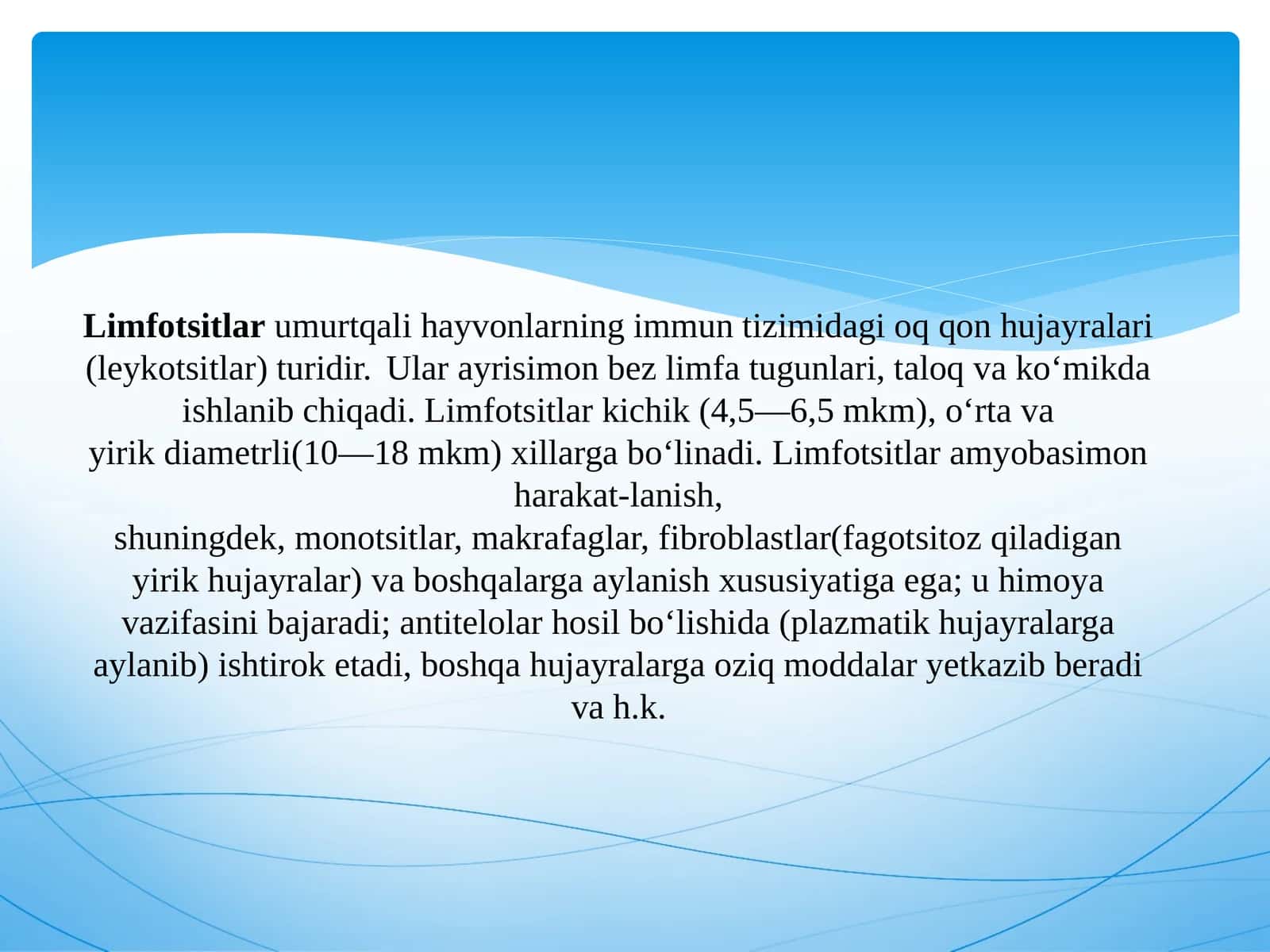 Limfotsitlar