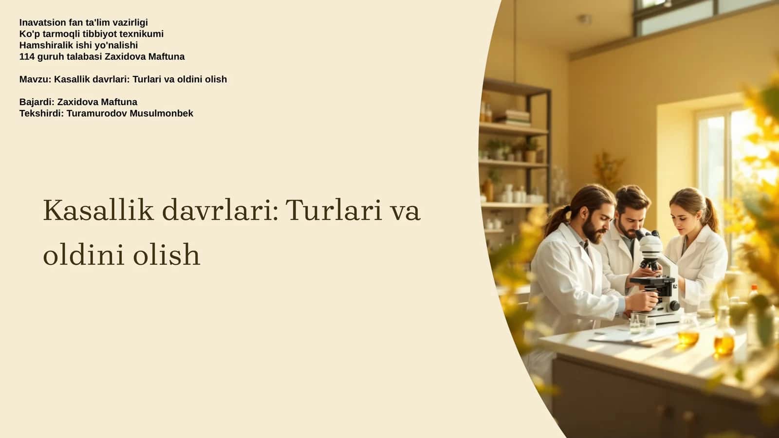 Kasallik davrlari: Turlari va oldini olish