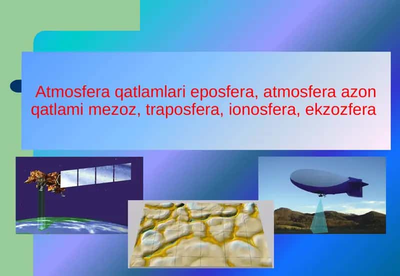 Atmosfera qatlamlari