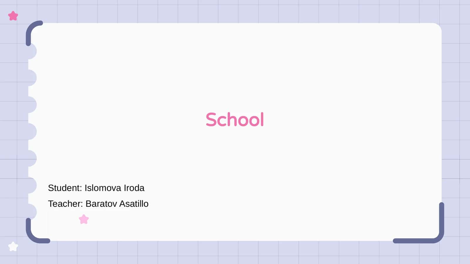 School