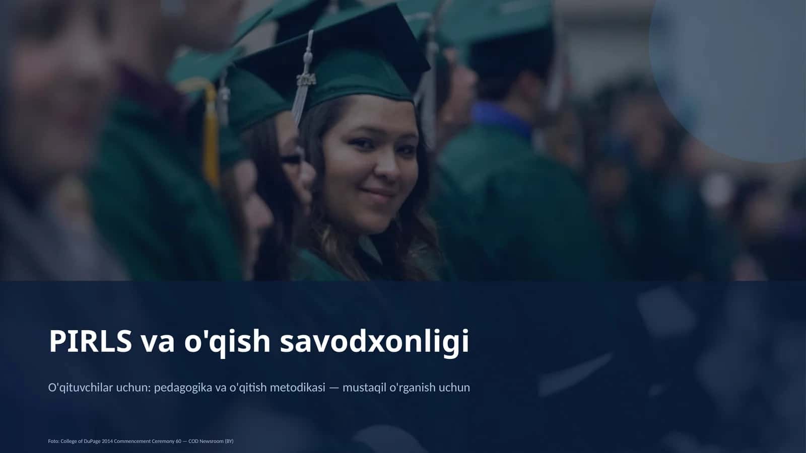 PIRLS va o'qish savodxonligi