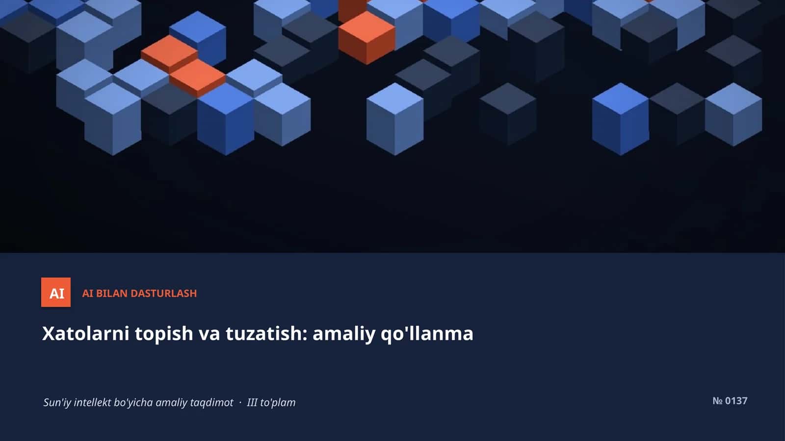 AI BILAN DASTURLASH