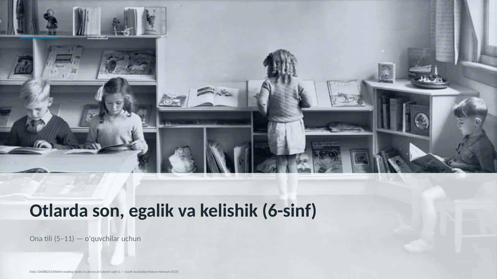Otlarda son, egalik va kelishik (6-sinf)
