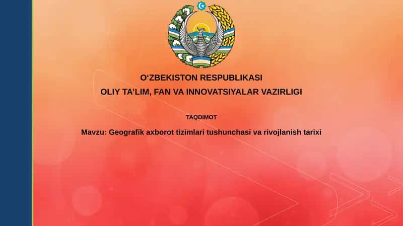 Geografik axborot tizimlari